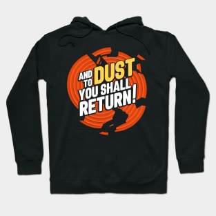 Trap Shooting Clay Pigeon Dust Hoodie